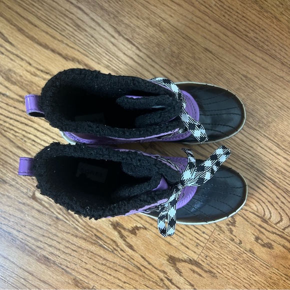 Sorel | Tivoli Mid Purple Lace Up Winter Boots Size 6 - Picture 8 of 15
